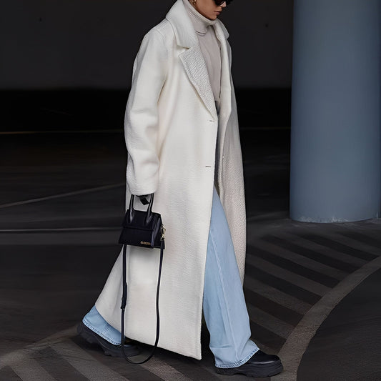 Manteau Femme Hivernal Doux & Confortable en Taille Oversize - LuxeStyle