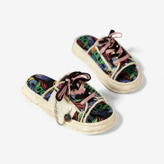Chaussons Mignons à Lacets Ronds Douillettes - LuxeStyle