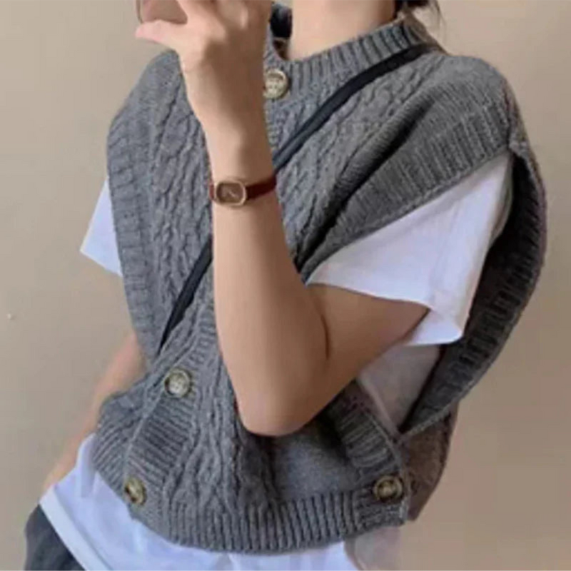 Gilet Femme Élégant Sans Manches