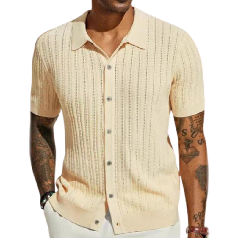 Chemise Homme Classique Col Revers
