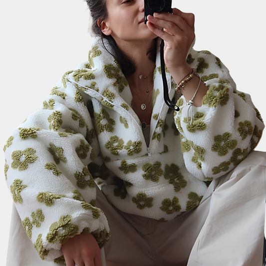 Pull Fleuri Élégant pour Femme - LuxeStyle