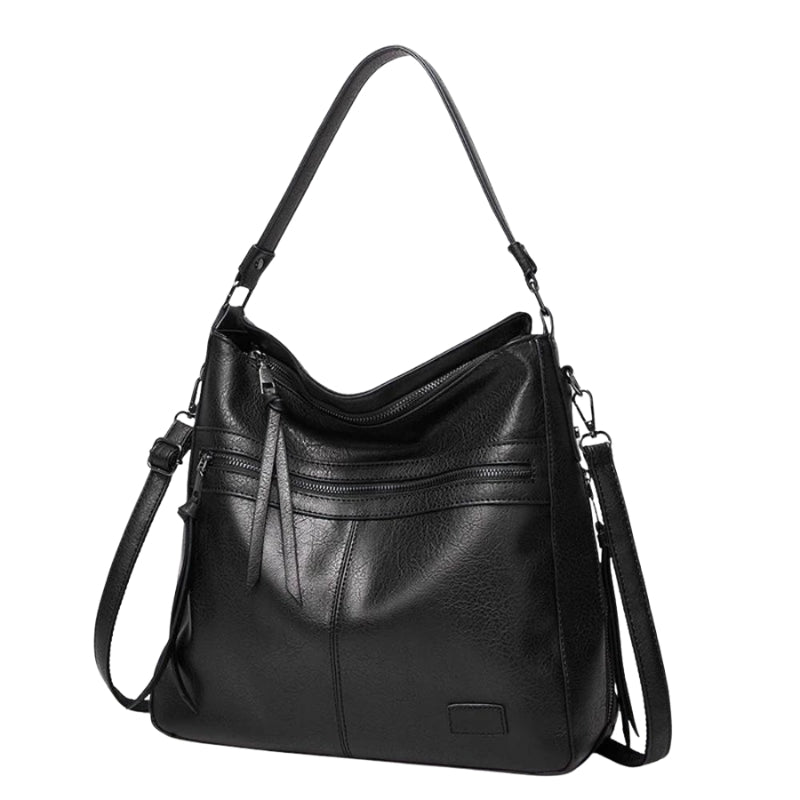 Sac à Main Chic avec Bretelle Ajoutable et Poches Zippées Pratiques