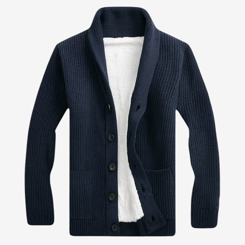 Cardigan Homme Élégant à Fermeture Boutons