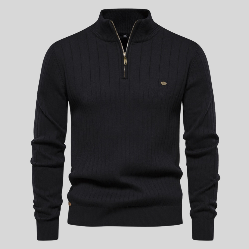 Giorgio™ – Pull Homme Côtelé Doux et Élégant pour Confort Hivernal