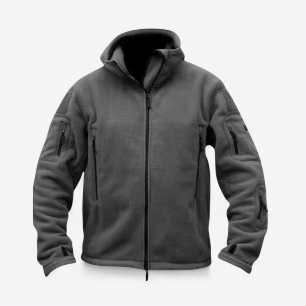 Veste Hiver Polaire Élégante avec Poches Sécurisées - LuxeStyle