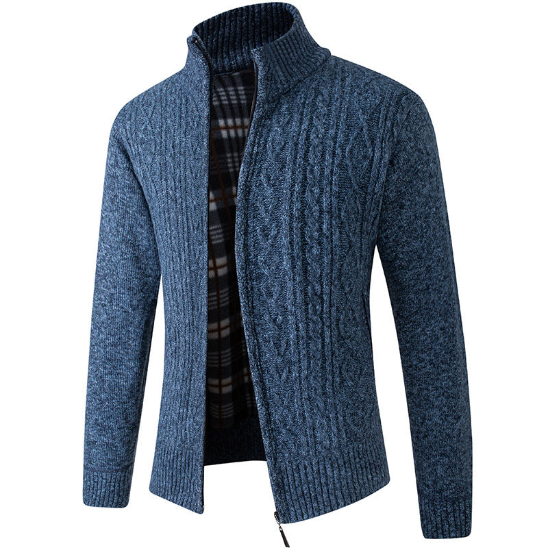 Pull Homme Velours Doux Élégant