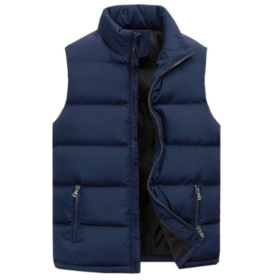 Gilet Homme Léger Imperméable - Doudoune Sans Manches Étanche et Chaude