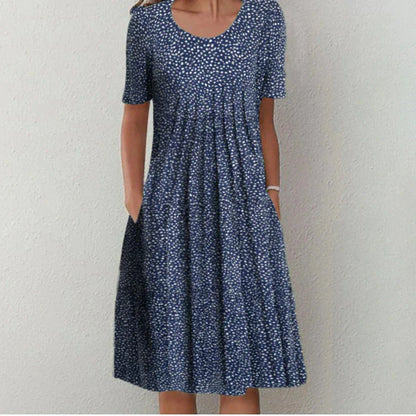 Emma™ – Robe Longue Femme Élégante en Coton Confortable et Polyvalente