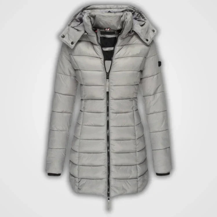 Manteau D'hiver Élégant à Capuche pour Femme