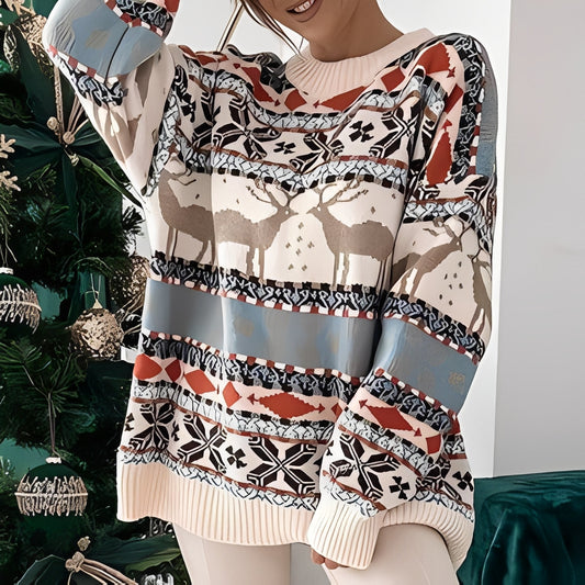 Pull Hiver Festif pour Femme - LuxeStyle