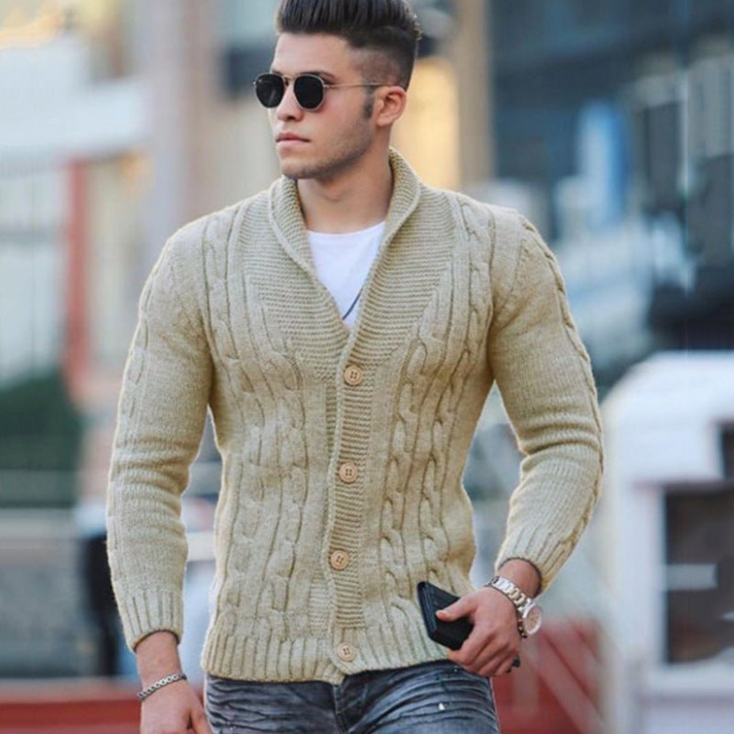 Pull Homme Hiver Élégant