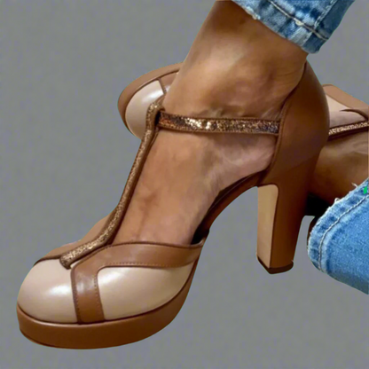 Sandales Femmes Été à Talon Plat Confortable