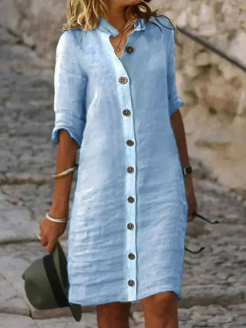 Robe Femme Simplicité Élégante pour Tout Les Jours