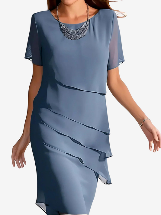 Robe Chic en Dentelle pour Femme | Taille Mi-Longue - LuxeStyle
