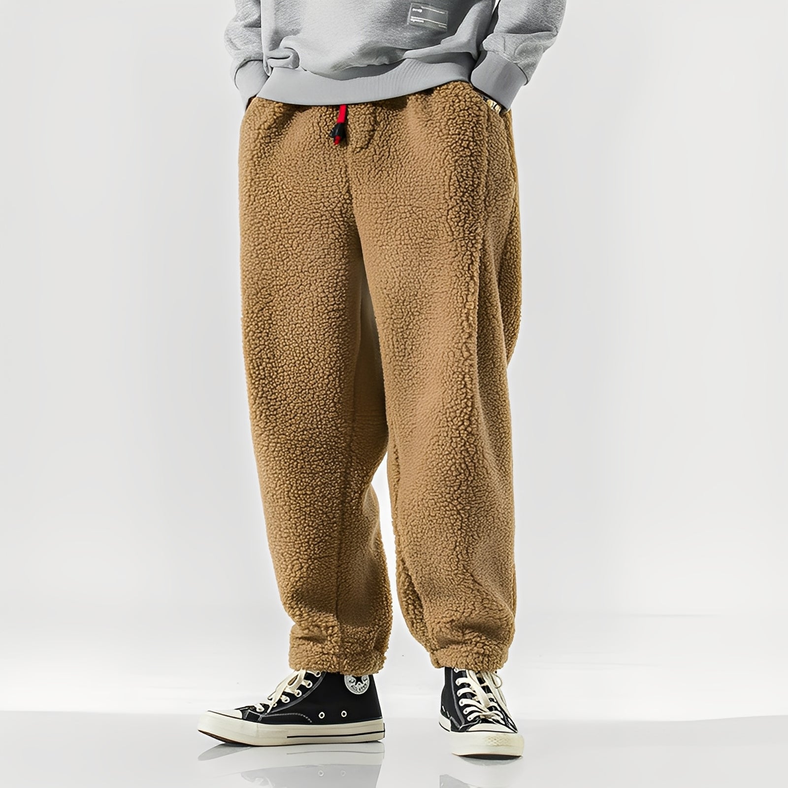 Pantalon Homme Polaire Douillet - Jogging Confortable et Chaud pour Détente - LuxeStyle