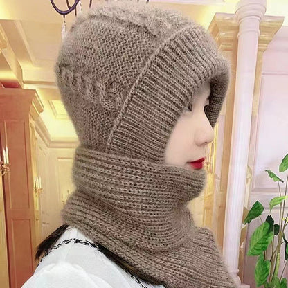 Cagoule Élégante avec Cache-Nez pour Femme et Homme | Parfaite pour l'Hiver