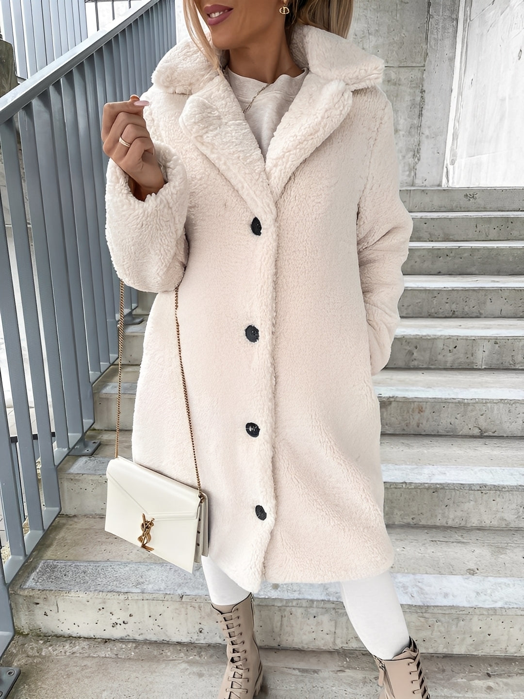 Veste Hiver Femme Polaire Douce et Élégante - LuxeStyle
