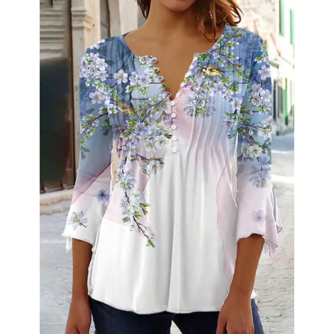 Chemisier Femme Chic Col Décolleté