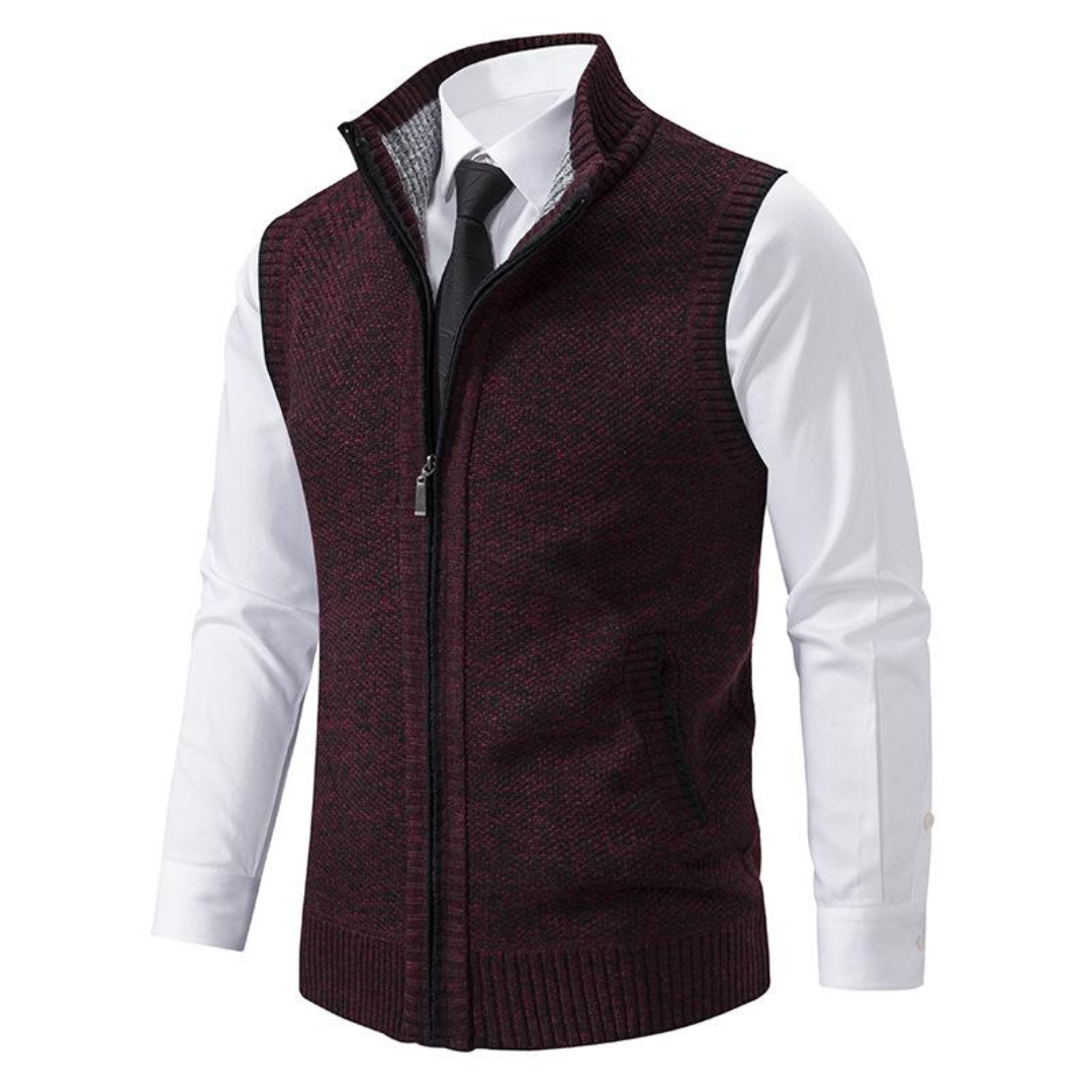 Gilet Homme Zippé Sans Manches