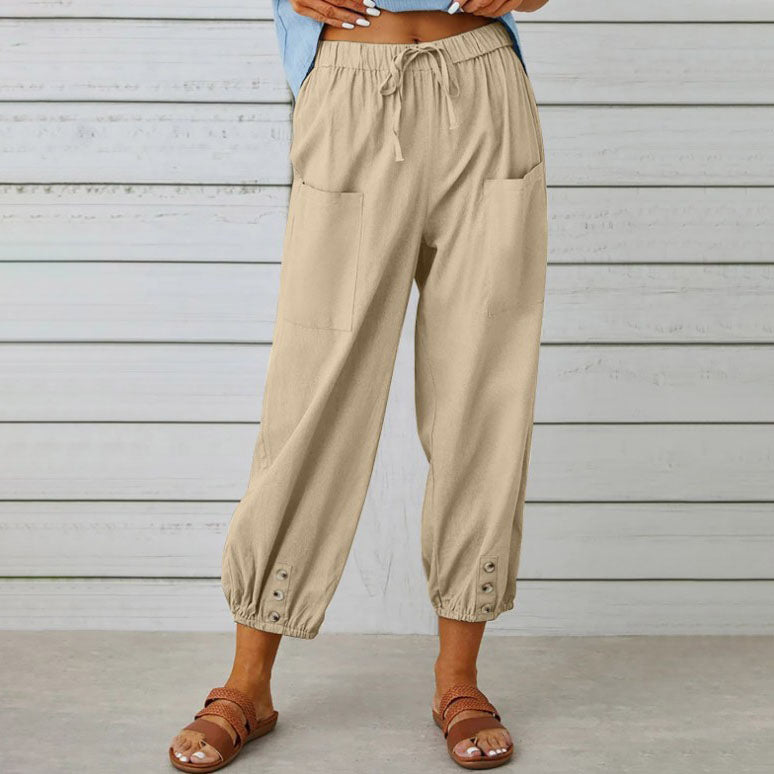 Pantalon Large décontracté femme