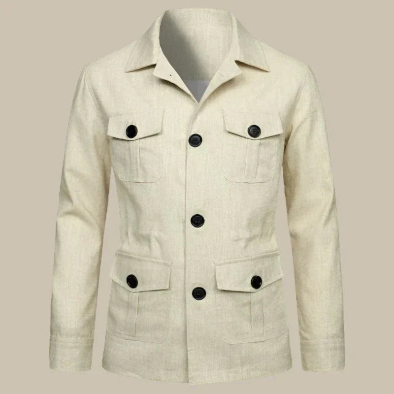 Veste Classique Manches Longues Boutonnée