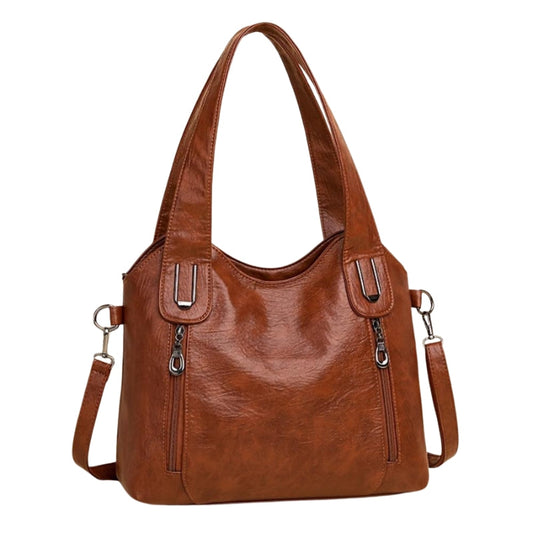Sac à bandoulière femme avec poches zippées multiples - LuxeStyle