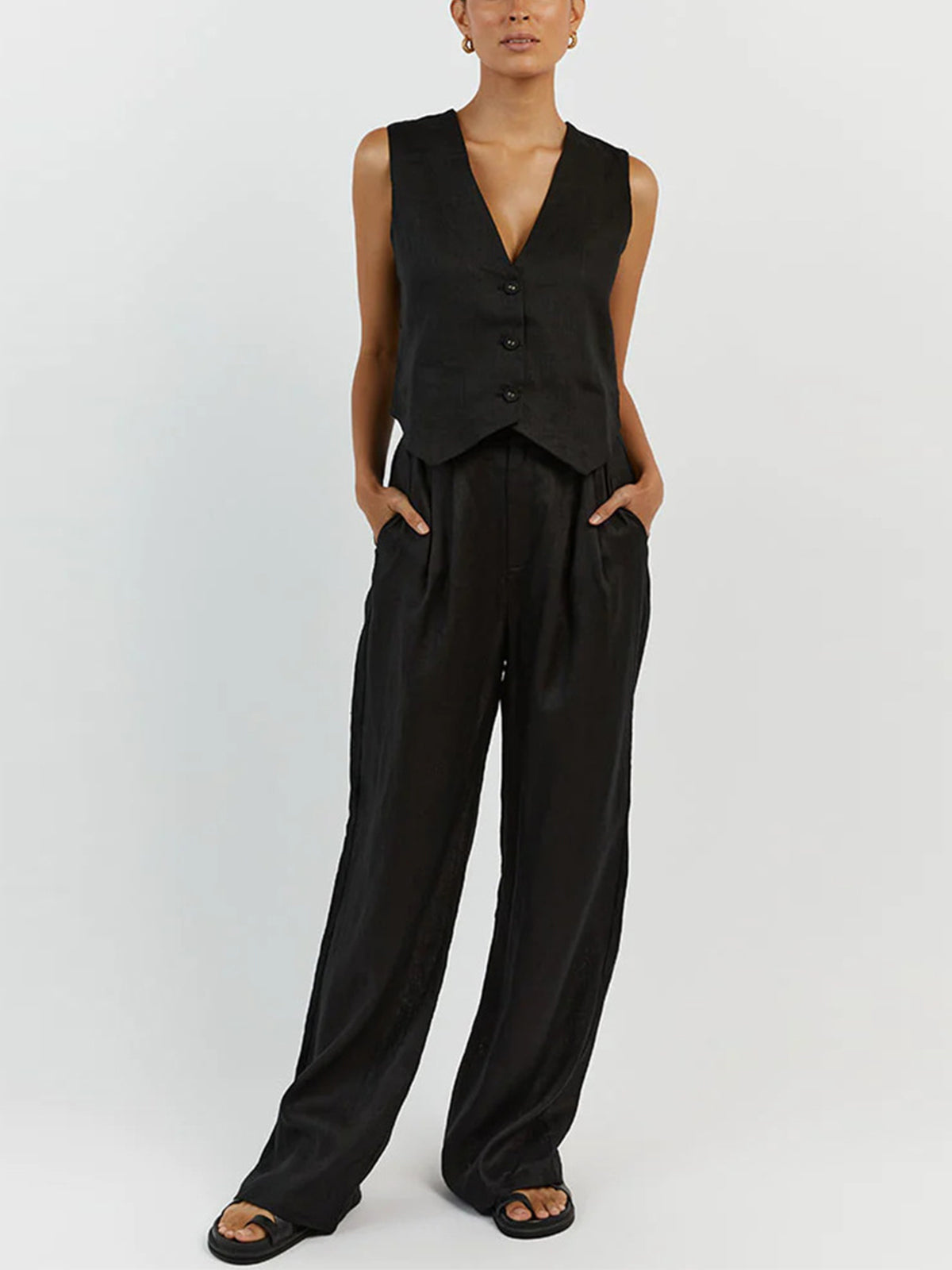 Pantalons Femme Élégants Décontractés