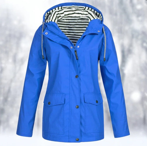 Veste Imperméable Jaune Citron - Élégance Féminine & Protection Anti-Pluie