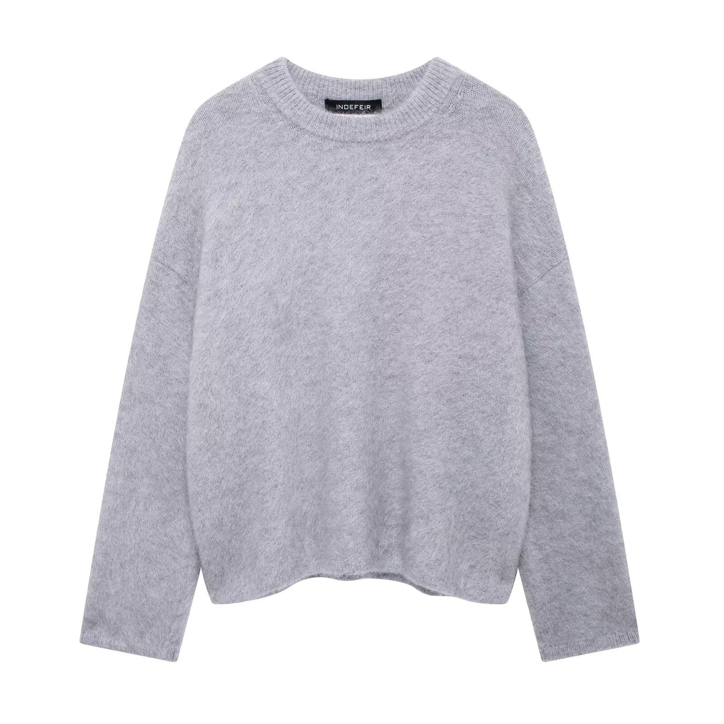 Pull Femme Col Rond Décontracté