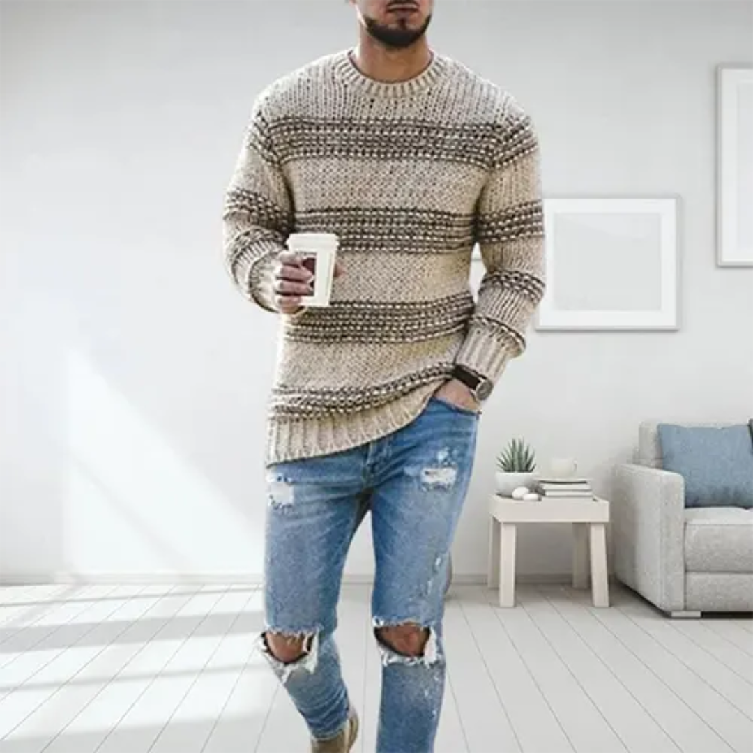 Pull en Maille Pour Homme Hiver