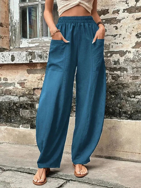 Pantalon Large Décontracté Pour Femmes