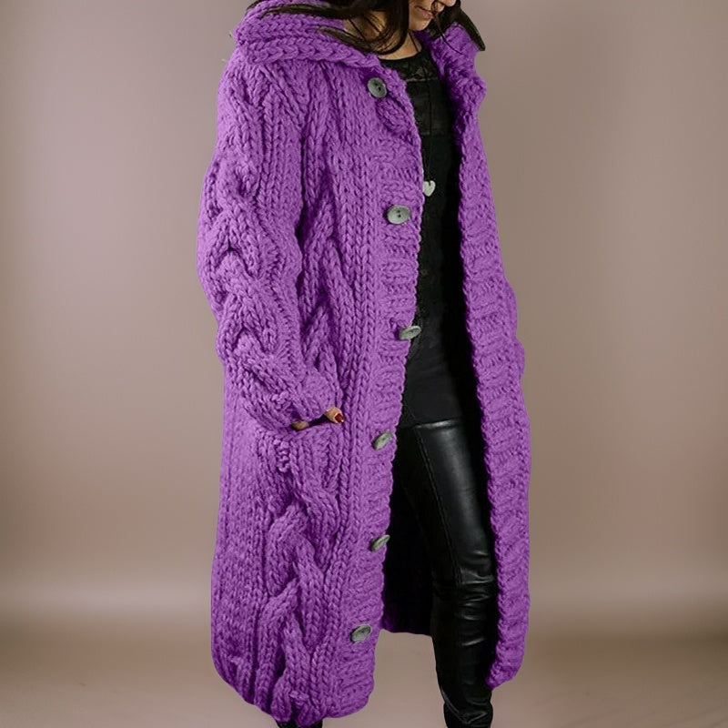 Cardigan Femmes Long et Doux