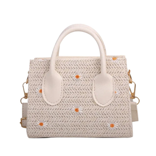 Sac à Main Fleuri avec Bandoulière Ajutable - LuxeStyle
