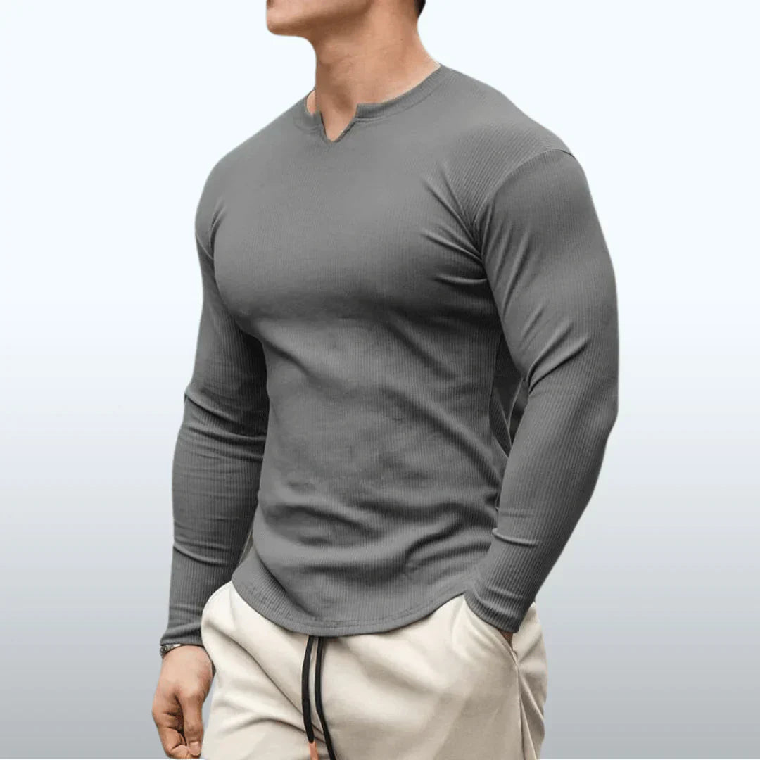 Chemise Homme Manches Longues Élégante Quotidienne