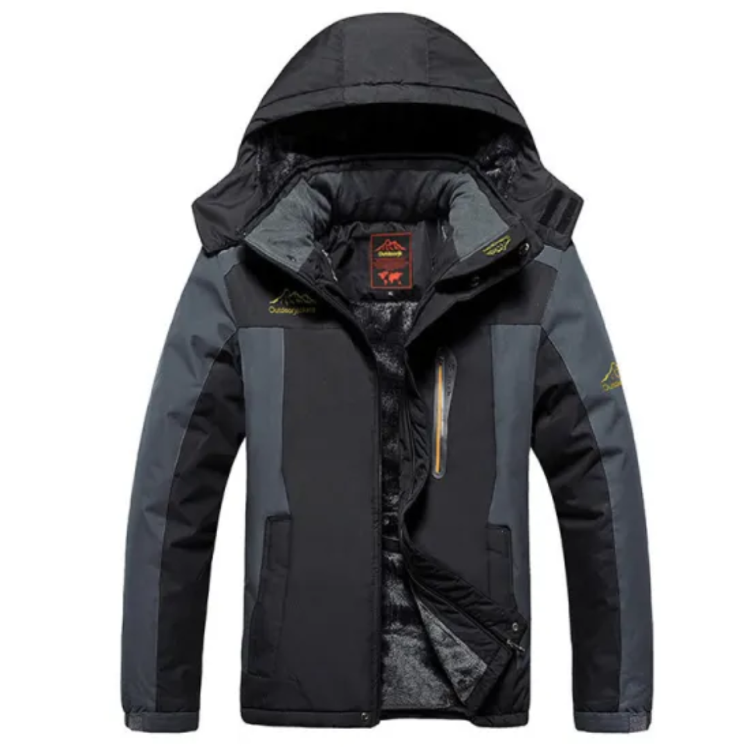 Veste Hiver Homme Imperméable et Chaude avec Capuchon