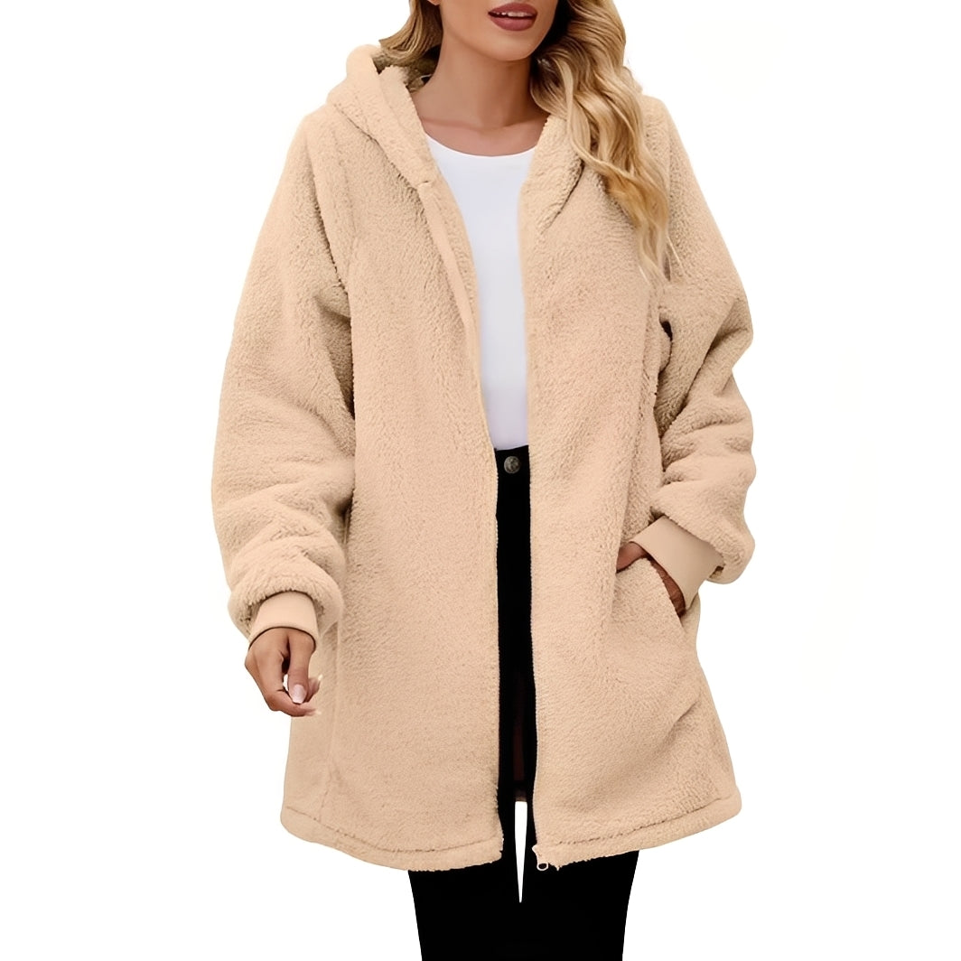 Veste Parka Féminine avec Capuche pour Sport Outdoor - LuxeStyle