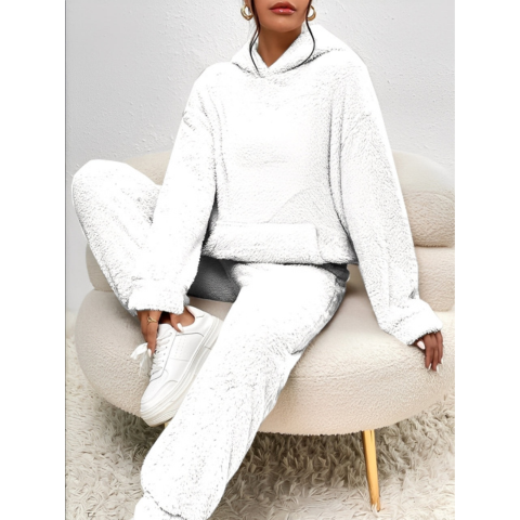 Ensemble décontracté femme à capuche casual