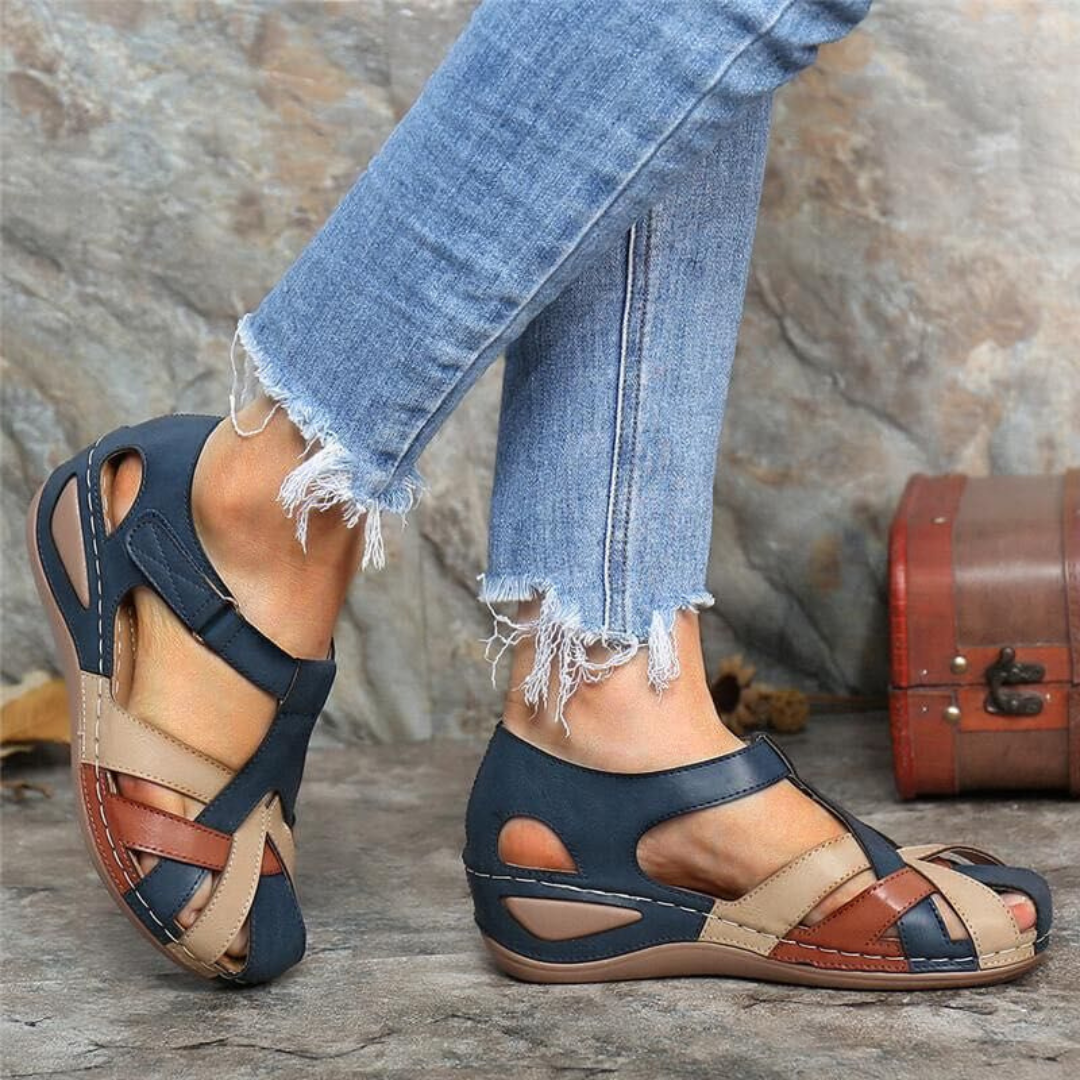 Sandales Femmes Découpe Chic et Confortables - luxestyle