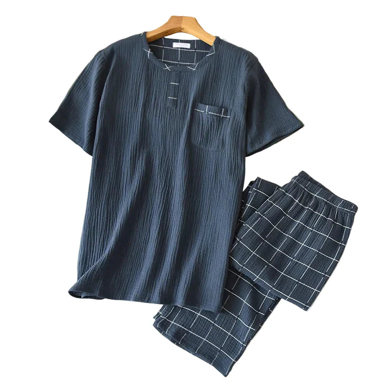 Pyjama Homme Confortable à Manches Longues - LuxeStyle
