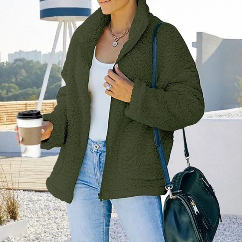 Veste Douillette Femme Longue Élégante