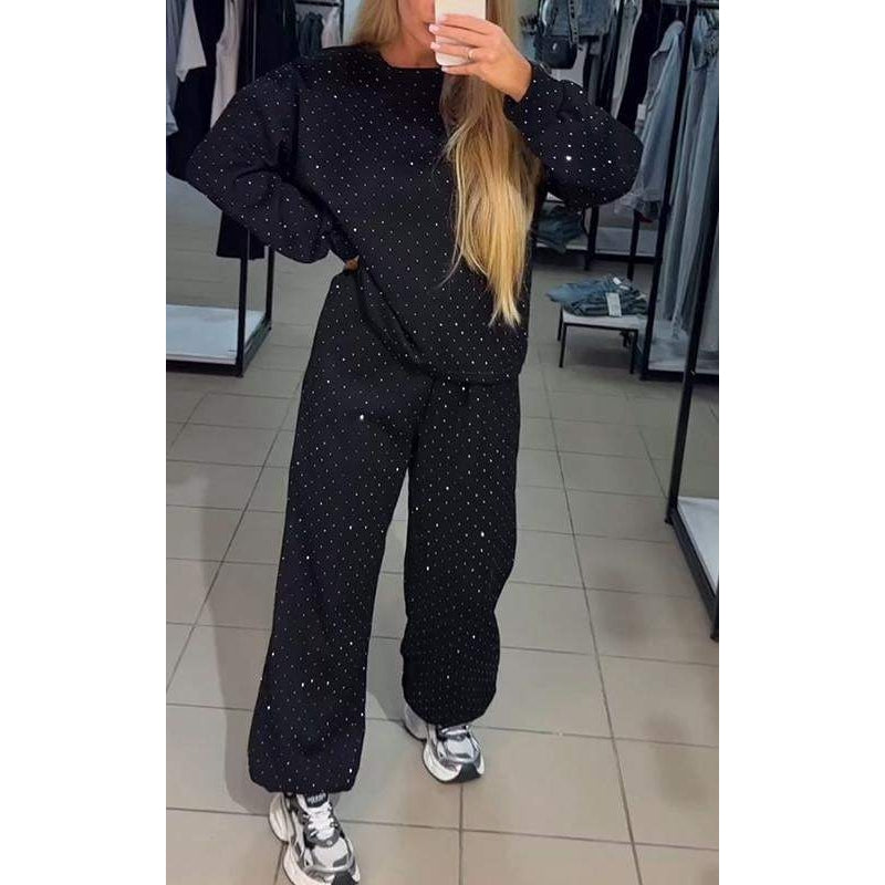 Sophia - Ensemble Décontracté Chic avec Sweat à Capuche et Pantalon Comfort - LuxeStyle