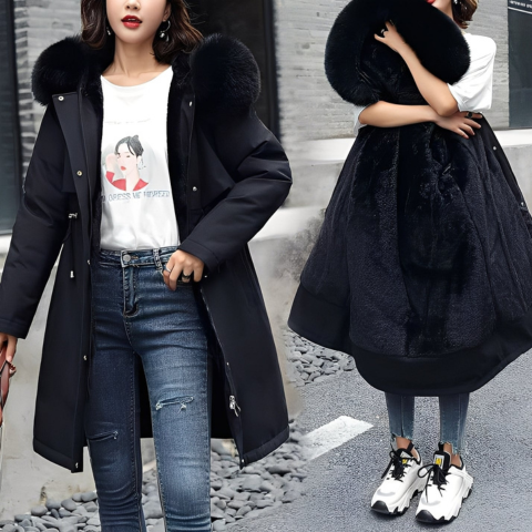 Manteau femme hiver chaud et léger