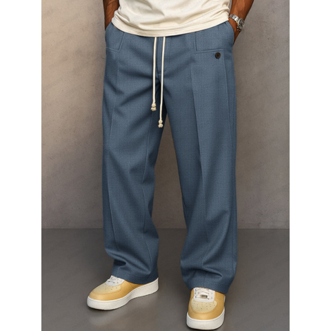 Pantalon décontracté pour homme large