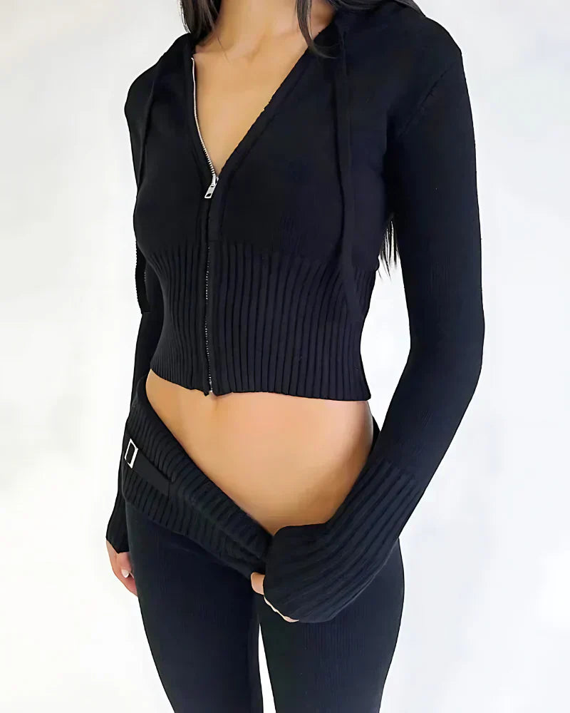 Ensemble Femme Élégant - Tenue Décontractée Chic et Séduisante