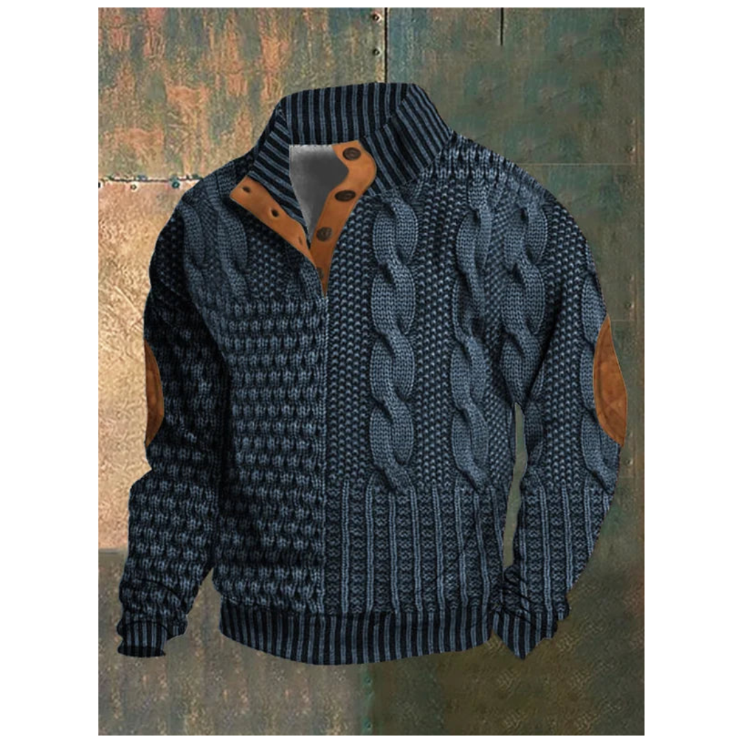 Pull En Laine Douillet Pour Hommes Hiver