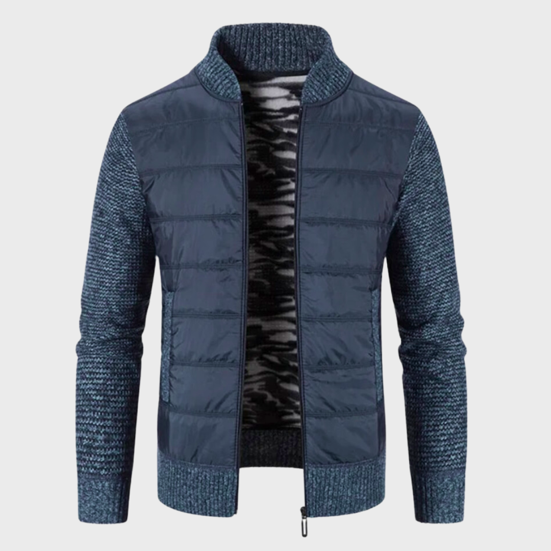 Veste Étanche avec Capuchon et Fermeture Éclair pour Homme