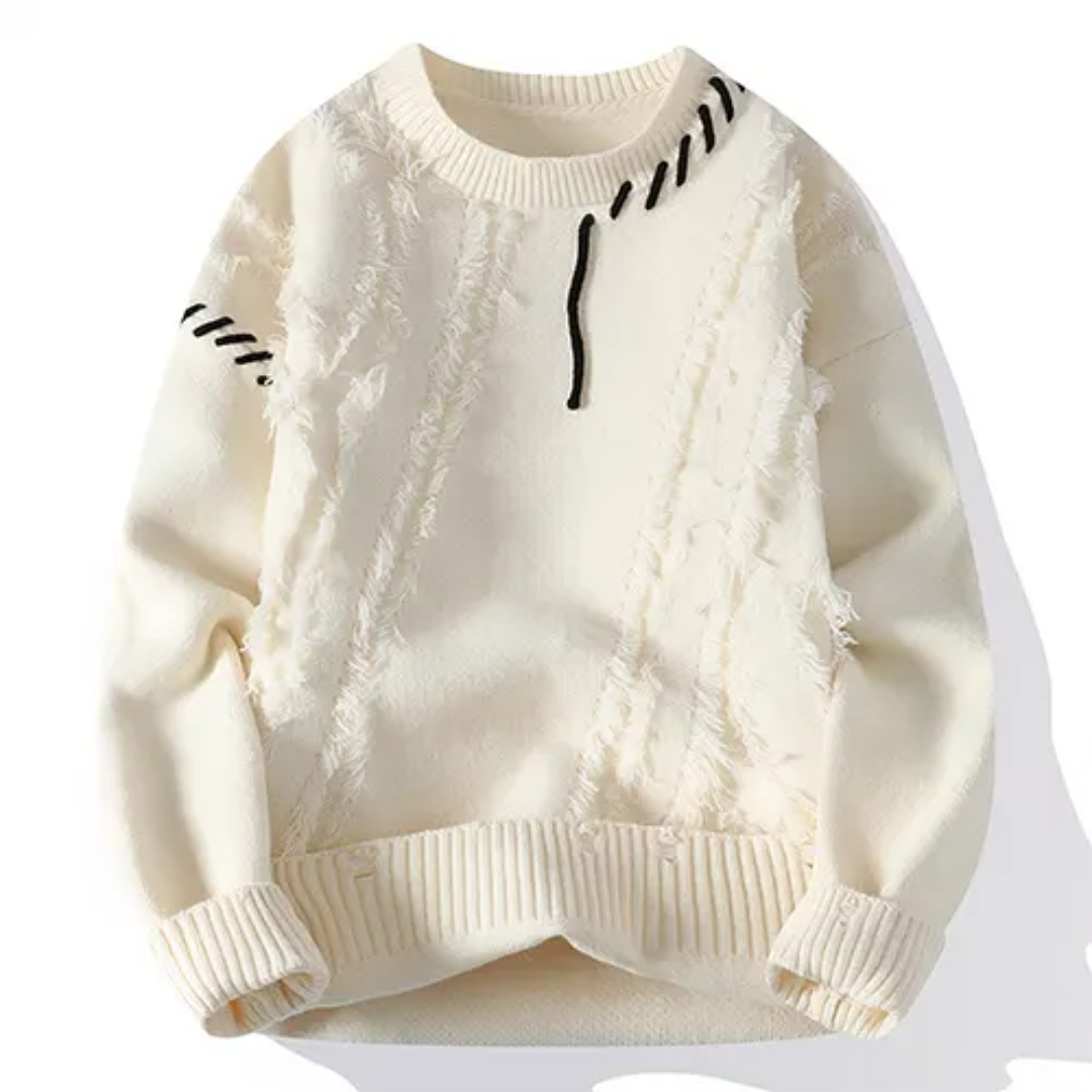 Chandail Hiver Patchwork Stylish Homme