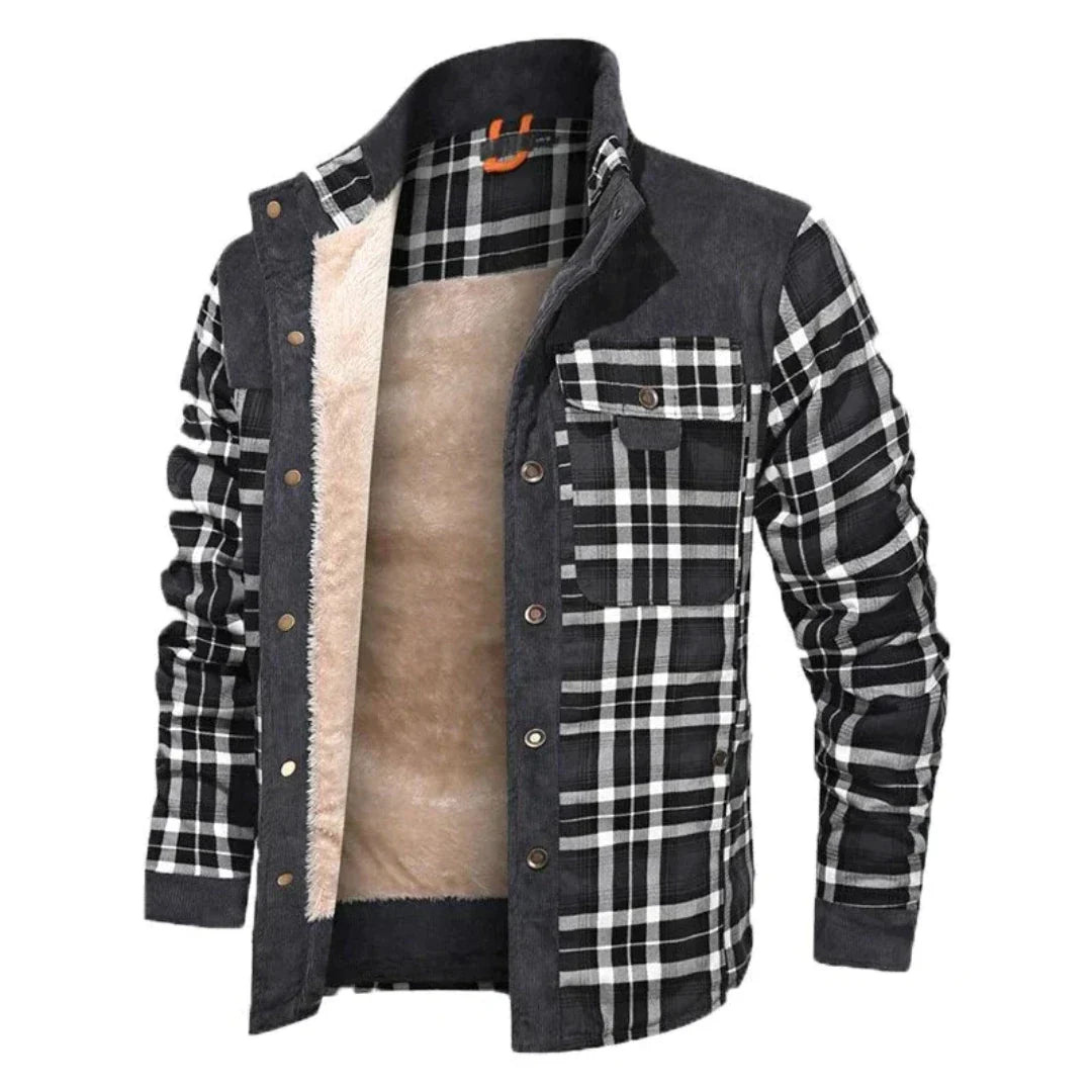 Veste Hivernale Élégante Homme - Fermeture Éclair Rapide