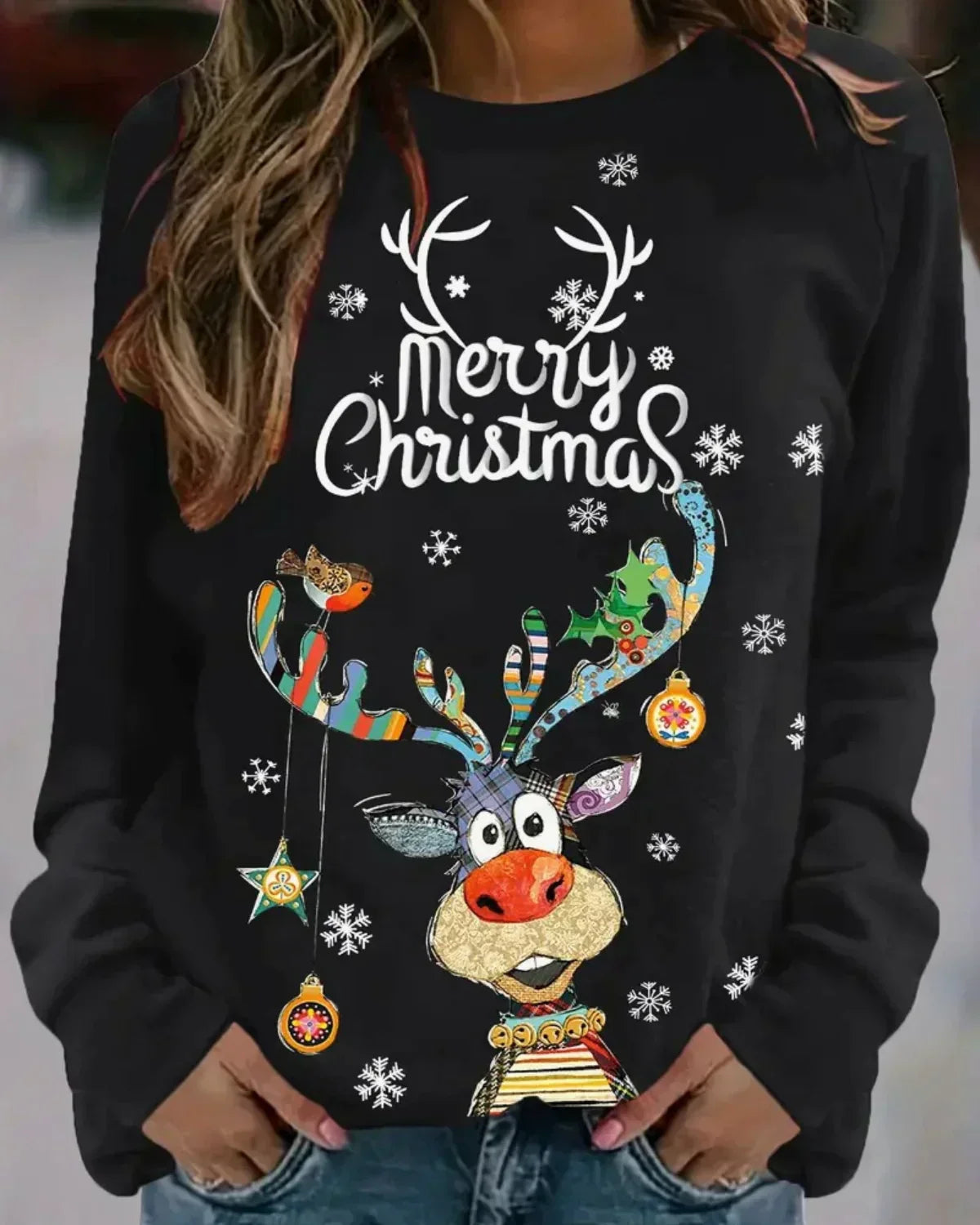 Pull De Noël Pour Femme | Manches Longues