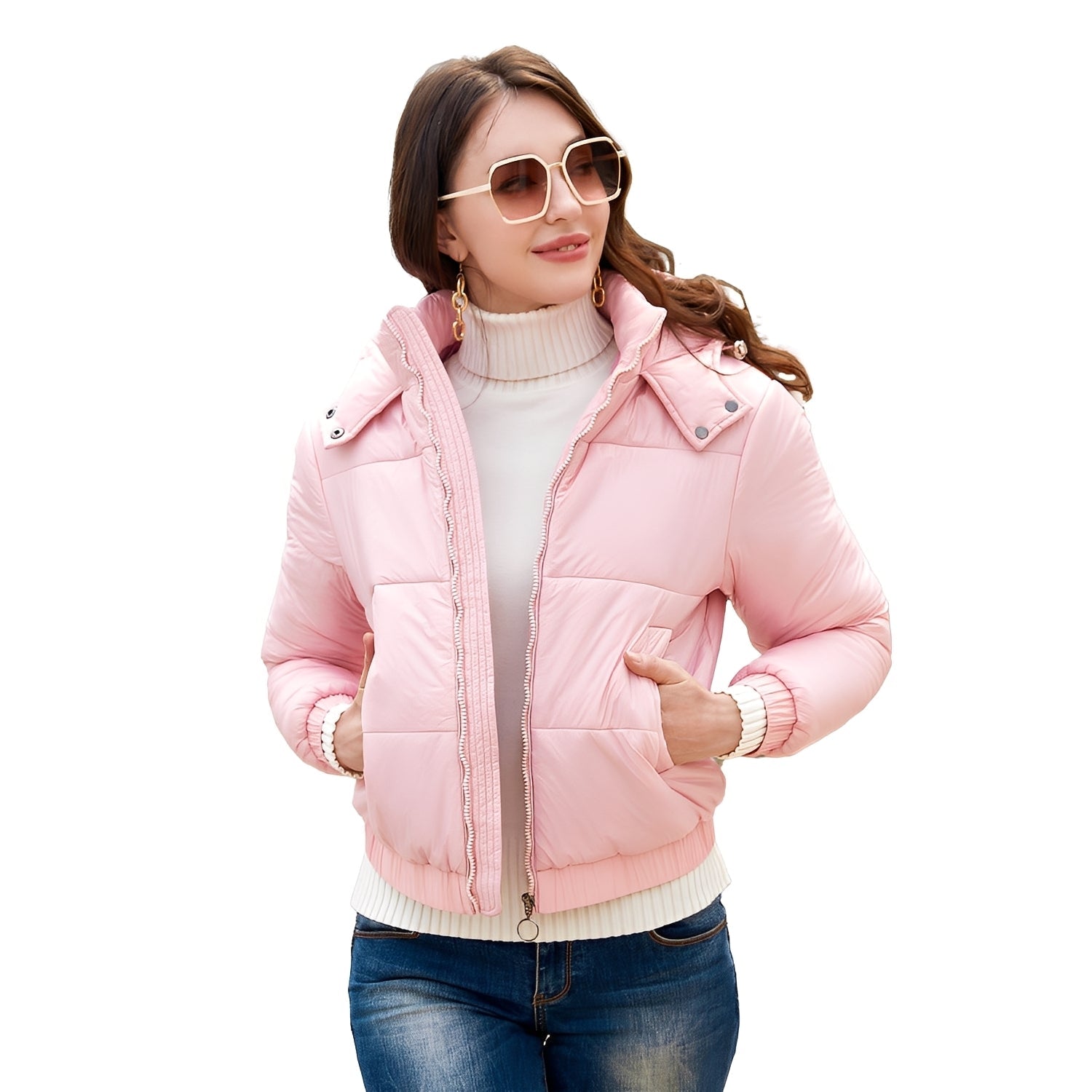Veste Élégante à Capuche pour Femme | Parfaite pour l'Hiver et la Ville - LuxeStyle